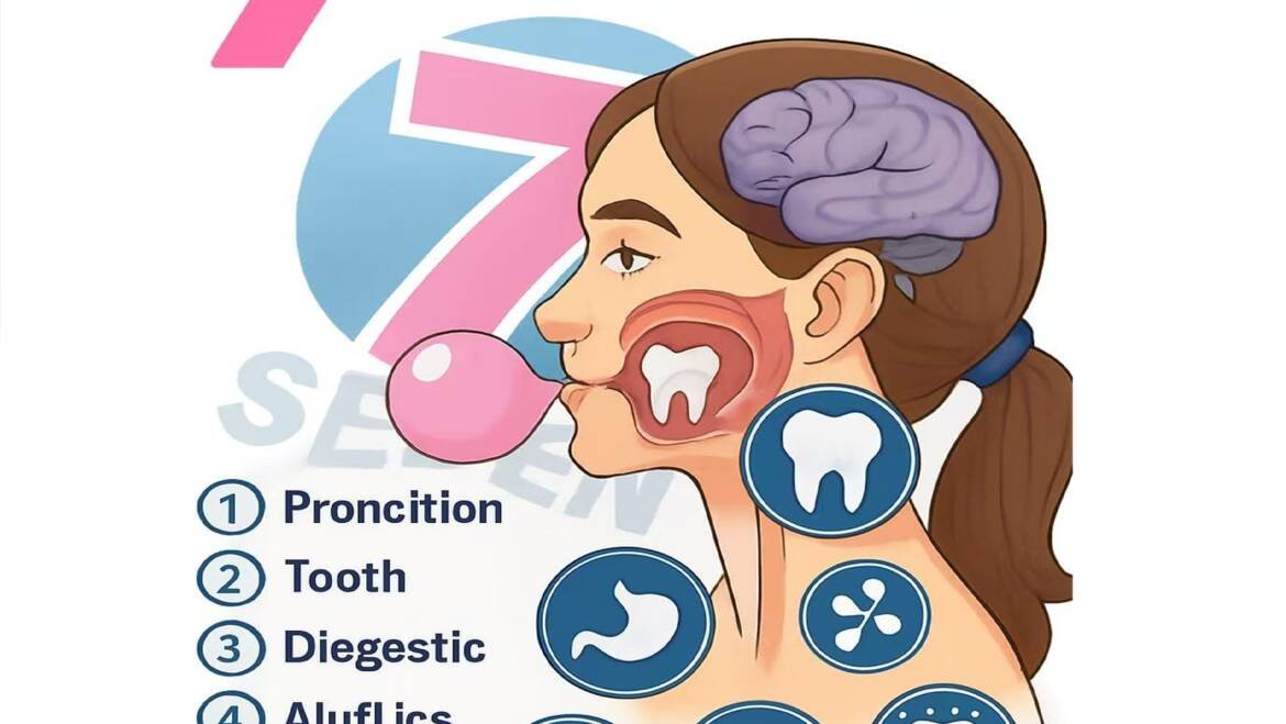 7 Health Benefits of chewing gum