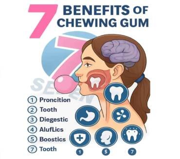 7 Health Benefits of chewing gum