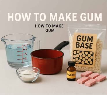 how to make chewing gum ?