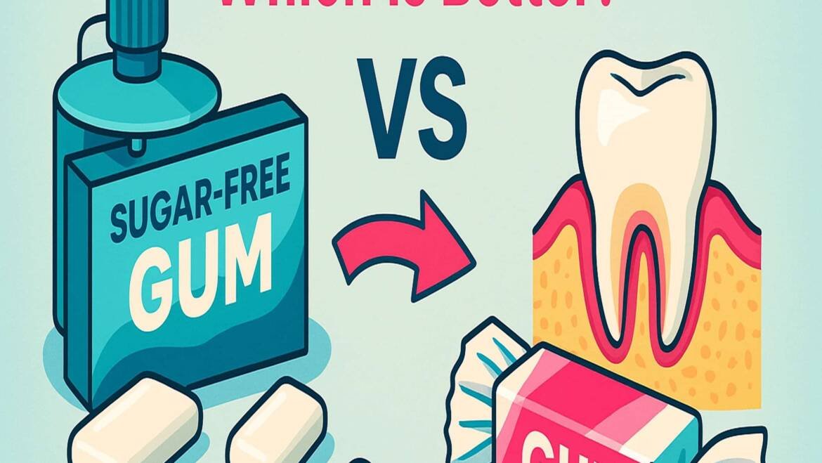 🍬⚔️ Sugar vs. Sugar-Free: The Ultimate Gum Showdown