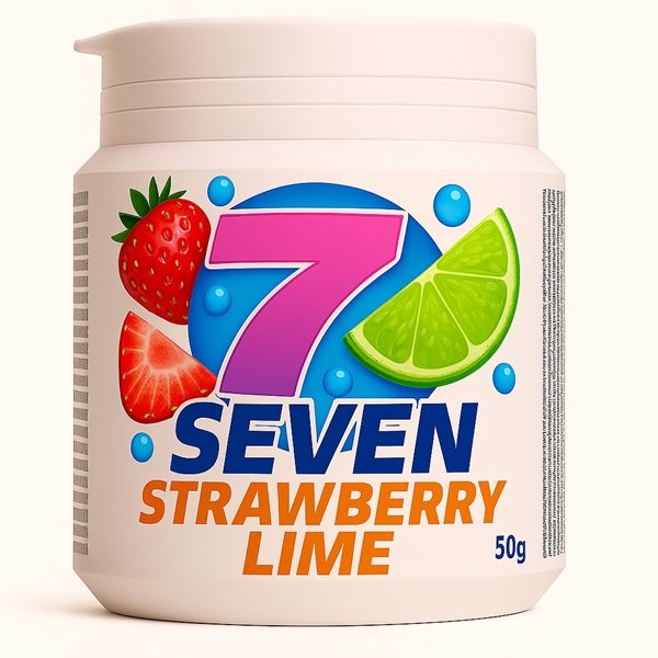 strawberry-lime sugar-free chewing gum
