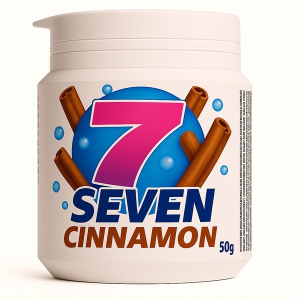 round container cinnamon sugar-free chewing gum